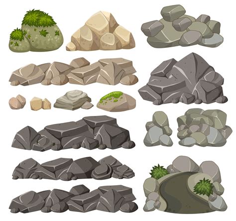 clip art of rocks|types of rocks clip art.